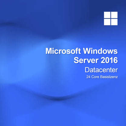 Microsoft Windows Server 2016 Datacenter 24 Core Basislizenz